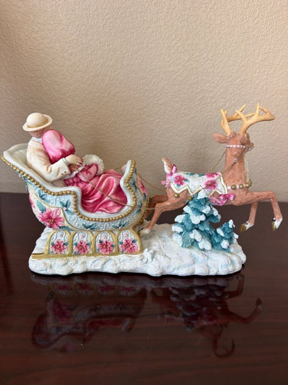 San Francisco Music Box Co. Victorian Sleigh Ride Figurine in Box Ellen Kamysz - Picture 3 of 17